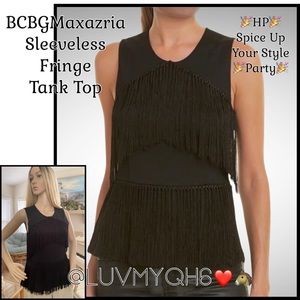 BCBGMaxazria Fringe Top🎉HP🎉